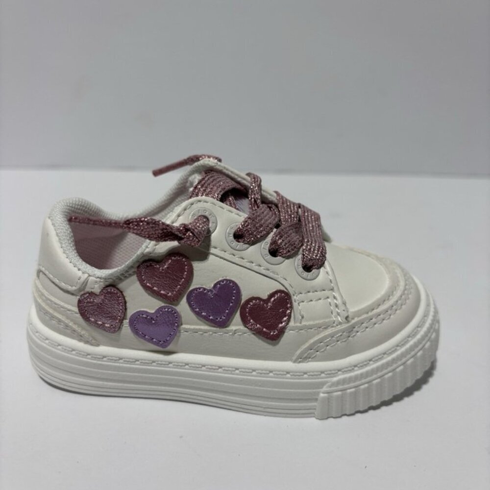 Blowfish Malibu Toddlers’ Aurora White Sneakers, Size 5 M